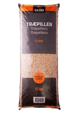 Glöd Brændsel|træpiller 6 mm 15 kg