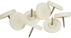 HOME it Filtpuder|Glidesøm Ø25 mm hvid plast - 24 stk.