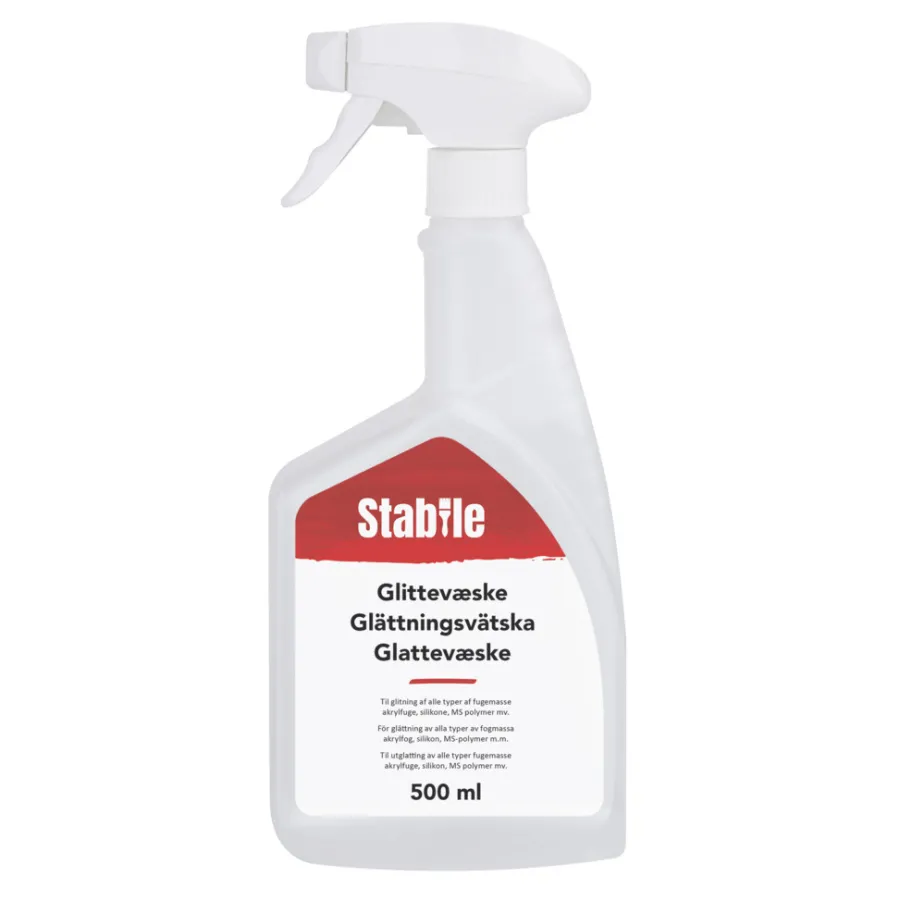Stabile® Silikone|Akryl|Glittevæske 500 ml - gennemsigtig
