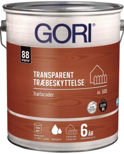 GORI Træbeskyttelse|505 transparent træbeskyttelse farveløs 5 liter Klar