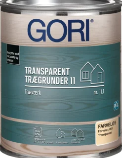 GORI Trægrunder|11.1 transparent trægrunder vandbaseret 750 ml Transparent (mælkehvid pigmentering - tørrer klart op)