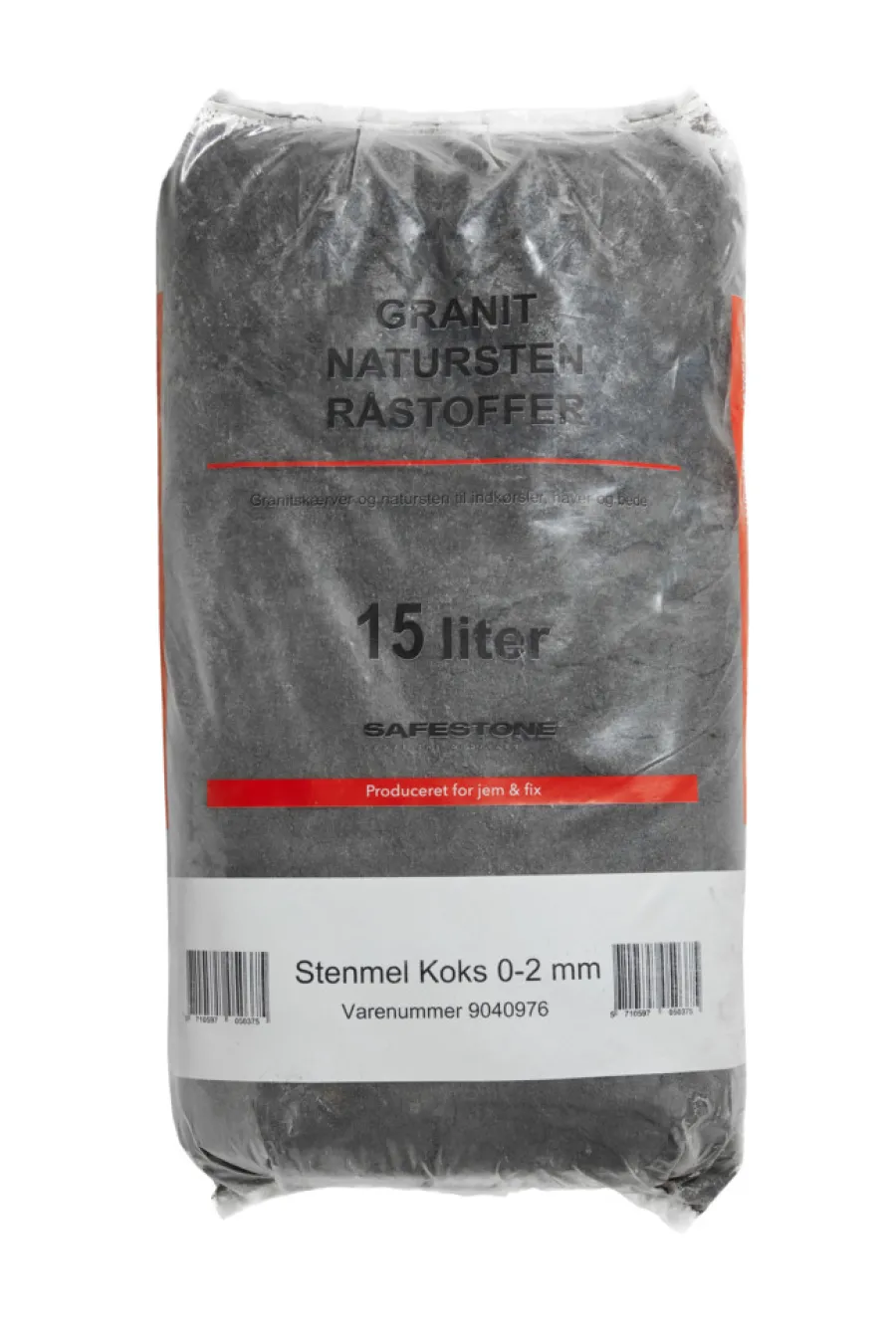 Safestone by ZURFACE Sand & Grus|Granitstenmel 15 liter - Safestone Koks