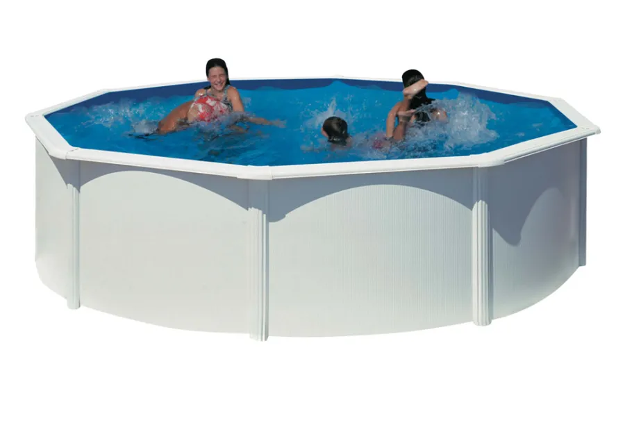 Swim & Fun Pools|Gre poolpakke Ø460 cm 17450 liter - Hvid