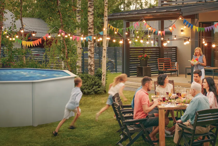 Swim & Fun Pools|Gre poolpakke Ø460 cm 17450 liter - Hvid