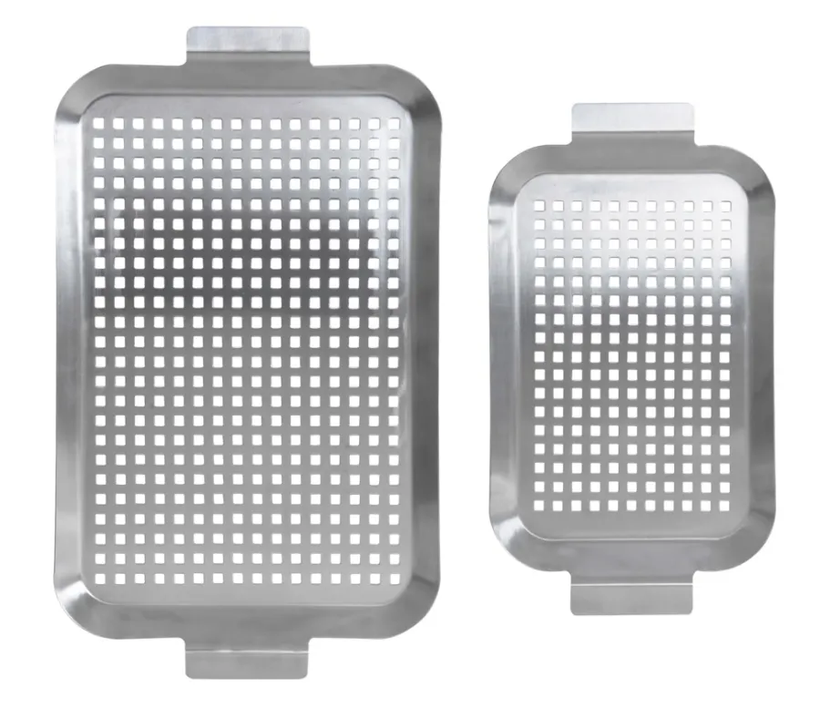 Grillexpert® Grilltilbehør|Grillfade 2 stk. medium og stor -