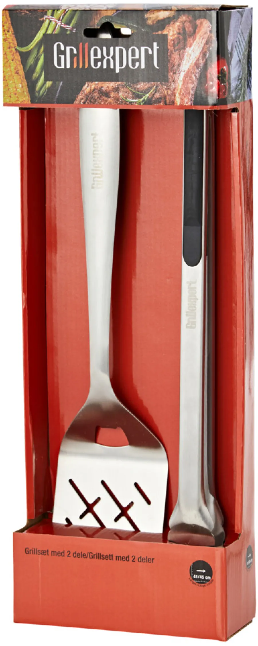 Grillexpert® Bålfad & Tilbehør|Grilltilbehør|Grillsæt 2 dele -