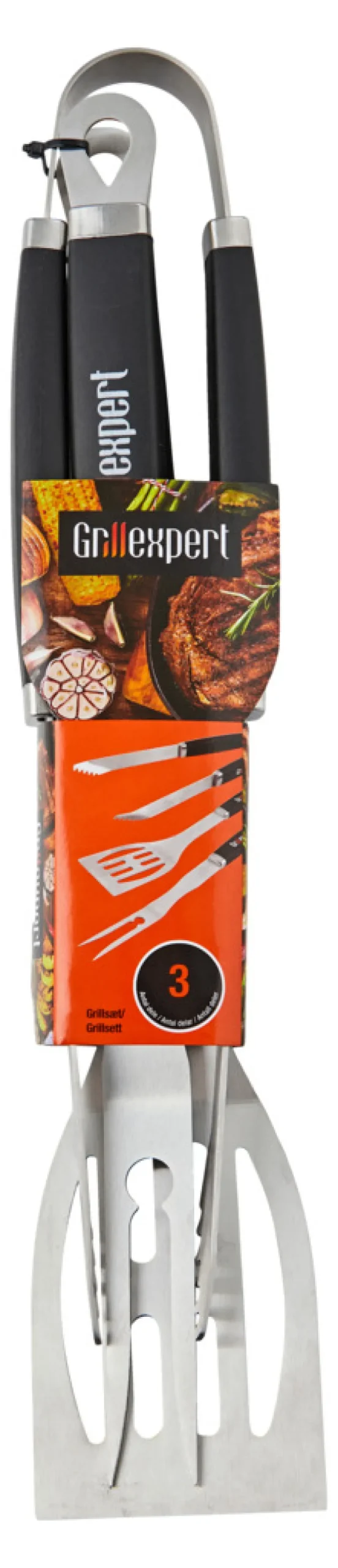 Grillexpert® Bålfad & Tilbehør|Grilltilbehør|Grillsæt med 3 dele -