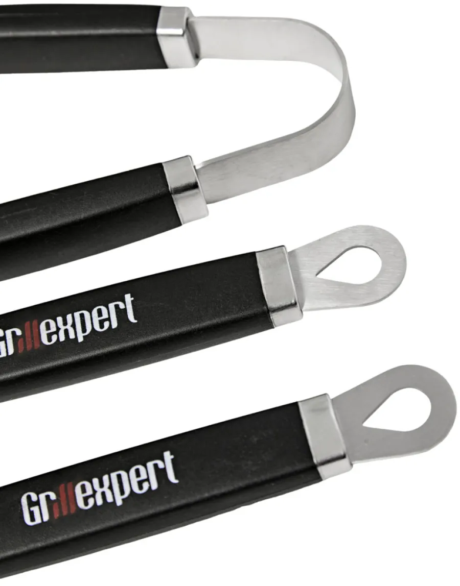 Grillexpert® Bålfad & Tilbehør|Grilltilbehør|Grillsæt med 3 dele -
