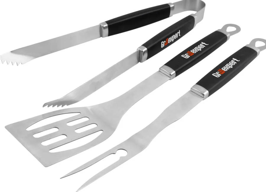Grillexpert® Bålfad & Tilbehør|Grilltilbehør|Grillsæt med 3 dele -