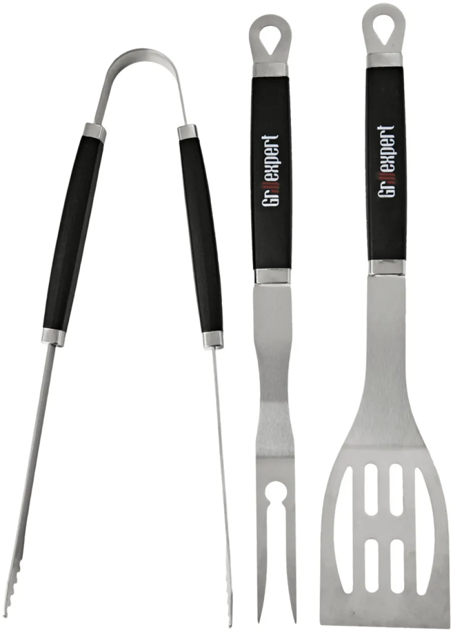 Grillexpert® Bålfad & Tilbehør|Grilltilbehør|Grillsæt med 3 dele -