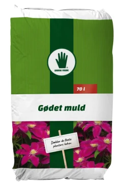 Grønne Fingre® Jord|gødet muld 70 liter
