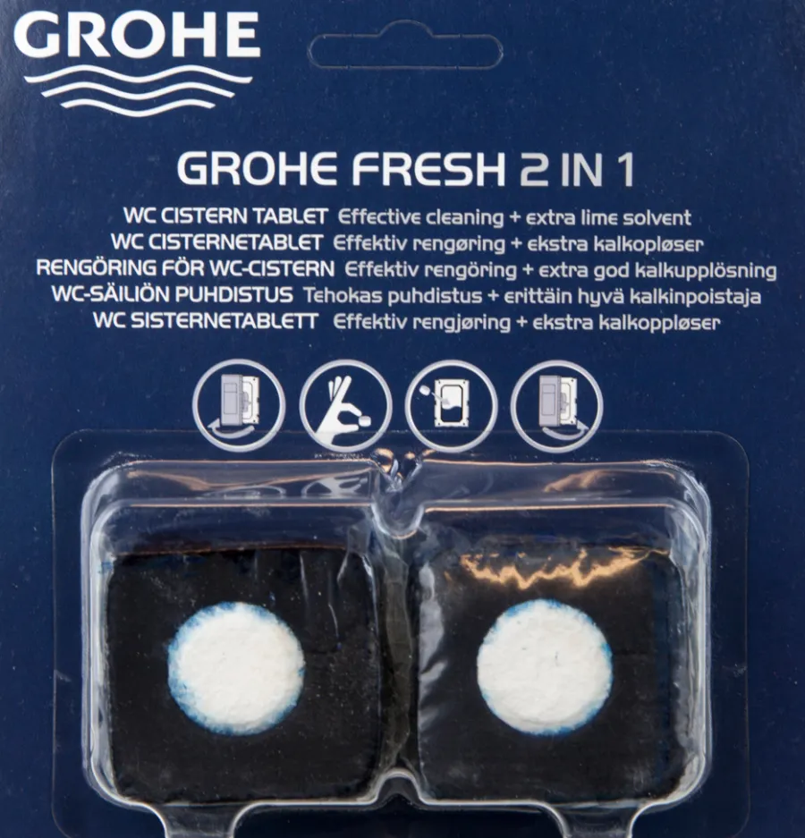Grohe Rengøringsmidler|Fresh tabs WC tabletter 2 stk.