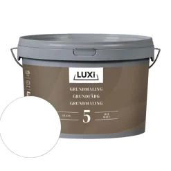 LUXI® Træ- & Metalmaling|Grundmaling hvid 2,25 liter -