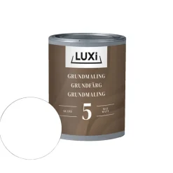 LUXI® Træ- & Metalmaling|Grundmaling hvid 0,75 liter -