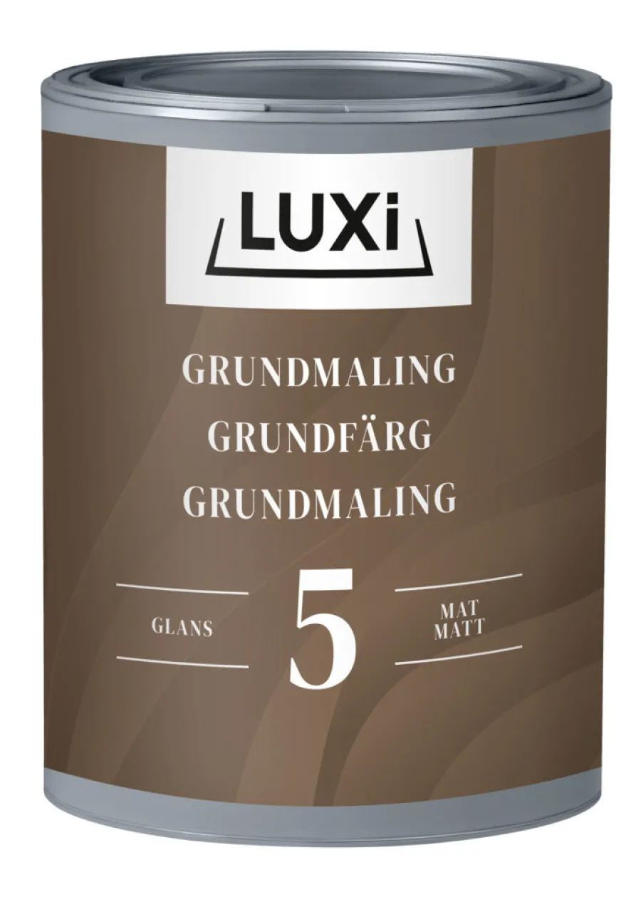 LUXI® Træ- & Metalmaling|Grundmaling hvid 0,75 liter -