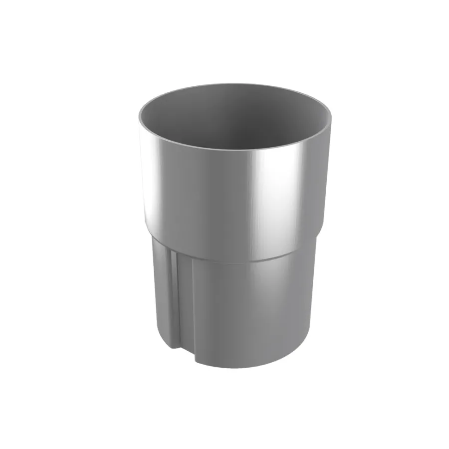 Grøvik Tagrender|N70 rørsamlemuffe aluminium