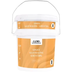 LUXI® Gulvmaling|Gulvmaling 2K epoxy 4 kg - Lysgrå