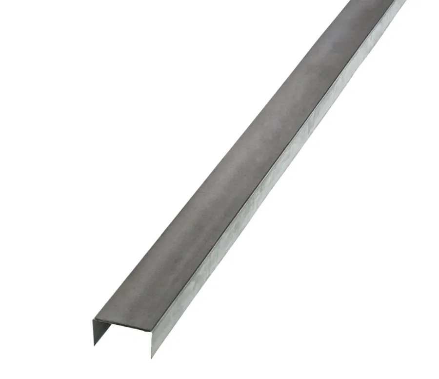Gipsplader|Gulv- og loftskinne med foam, U-profil 70 mm