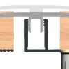 Profillister|Gulvprofil basis alu 10–16 mm, 900 mm