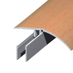 Profillister|Gulvprofil top alu glat folie 2 x 52 x 900 mm