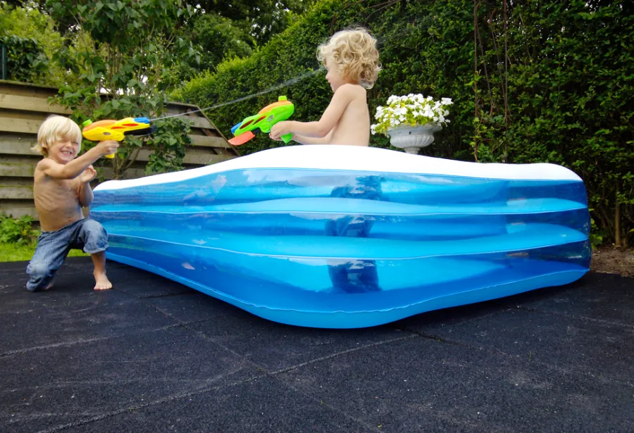 Poolcovers, Liners & Underlag|Arbejdsborde & Reoler|Gummiflise 40 x 40 x 2,5 cm