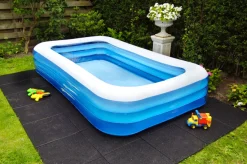Poolcovers, Liners & Underlag|Arbejdsborde & Reoler|Gummiflise 40 x 40 x 2,5 cm