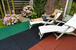 Poolcovers, Liners & Underlag|Arbejdsborde & Reoler|Gummiflise 40 x 40 x 2,5 cm