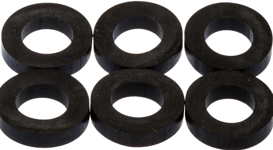 Vvs-Artikler|Gummipakning 1/2" x 10 mm - 6 stk.