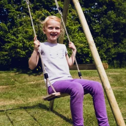 Nordic Play Gynger|Gyngesæde træ m/reb 40 cm -