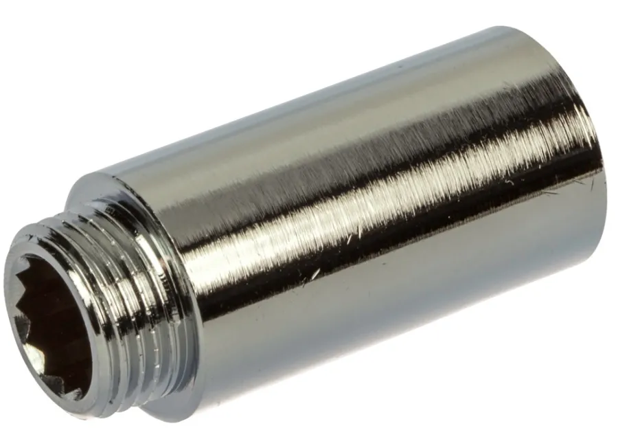Vvs-Artikler|Haneforlænger 1/2" x 50 mm krom