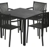 Sunlife® Sæsonafslutning|Haveborde|Havebord Havanna 90x90 cm i aluminium og nonwood -
