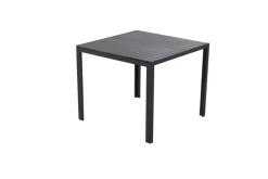 Sunlife® Sæsonafslutning|Haveborde|Havebord Havanna 90x90 cm i aluminium og nonwood -