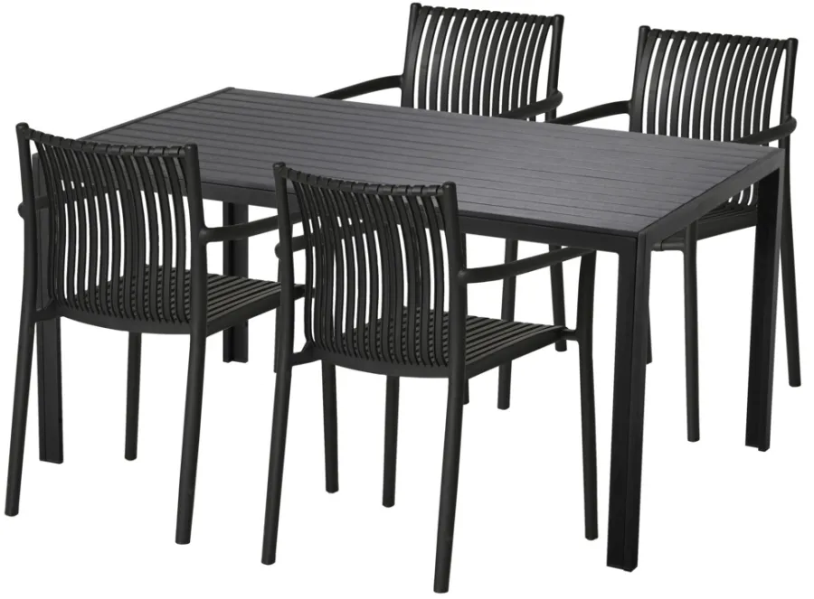 Sunlife® Sæsonafslutning|Haveborde|Havebord Havanna 150 x 90 cm i aluminium og nonwood -