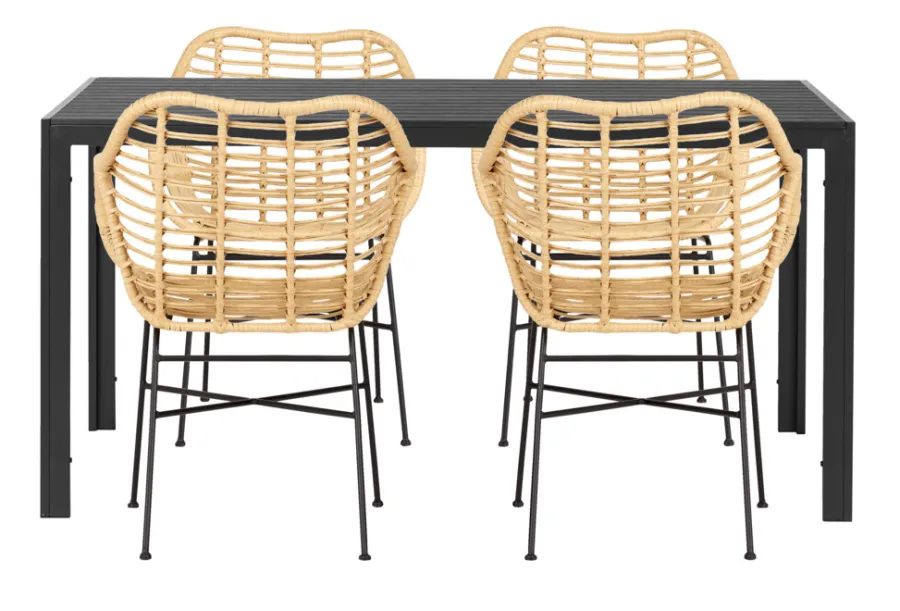 Sunlife® Sæsonafslutning|Haveborde|Havebord Havanna 150 x 90 cm i aluminium og nonwood -