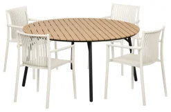 Sunlife® Sæsonafslutning|Haveborde|Havebord Nebraska stål/nonwood Ø150 cm -