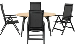 Sunlife® Sæsonafslutning|Haveborde|Havebord Nebraska stål/nonwood Ø150 cm -