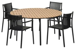 Sunlife® Sæsonafslutning|Haveborde|Havebord Nebraska stål/nonwood Ø150 cm -