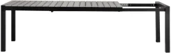 Outfit Haveborde|Havebord 205/275 x 100 cm alu/nonwood - Sort/grey oak