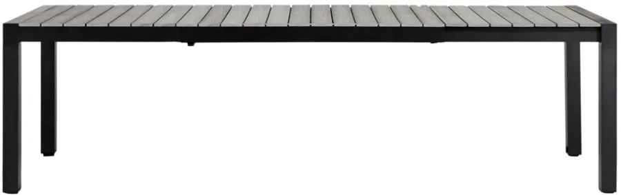 Outfit Haveborde|Havebord 205/275 x 100 cm alu/nonwood - Sort/grey oak