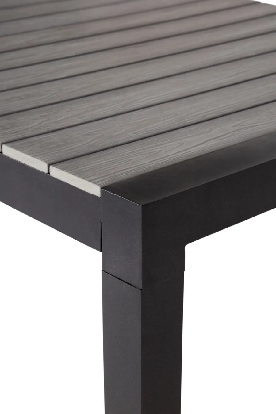 Outfit Haveborde|Havebord 205/275 x 100 cm alu/nonwood - Sort/grey oak