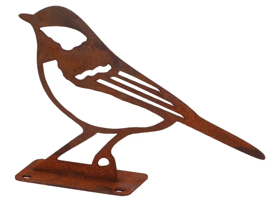 Gardenlife Land Lys & Havedekorationer|Havefigur musvit H10 cm Rust