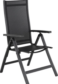 Sunlife® Sæsonafslutning|Havestole|Havestol Kingston 6 positioner sort -