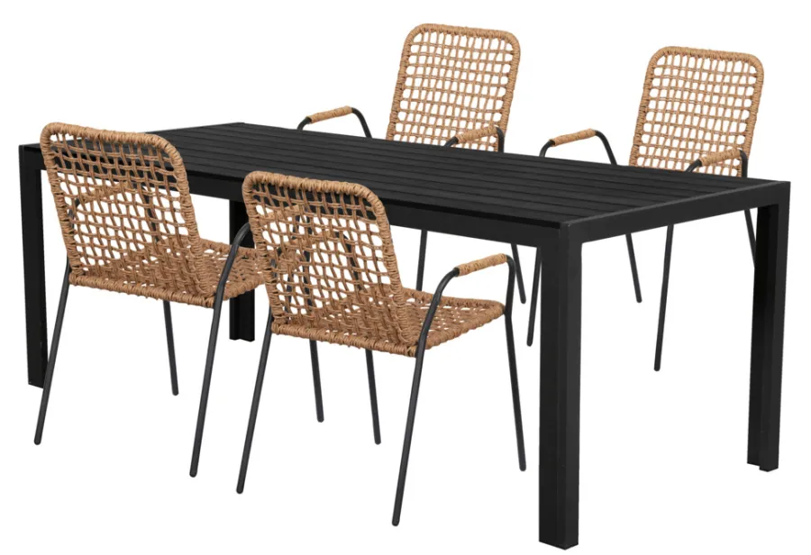 Sunlife® Sæsonafslutning|Havestole|Havestol Madison - Sort/natur