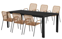Sunlife® Sæsonafslutning|Havestole|Havestol Madison - Sort/natur