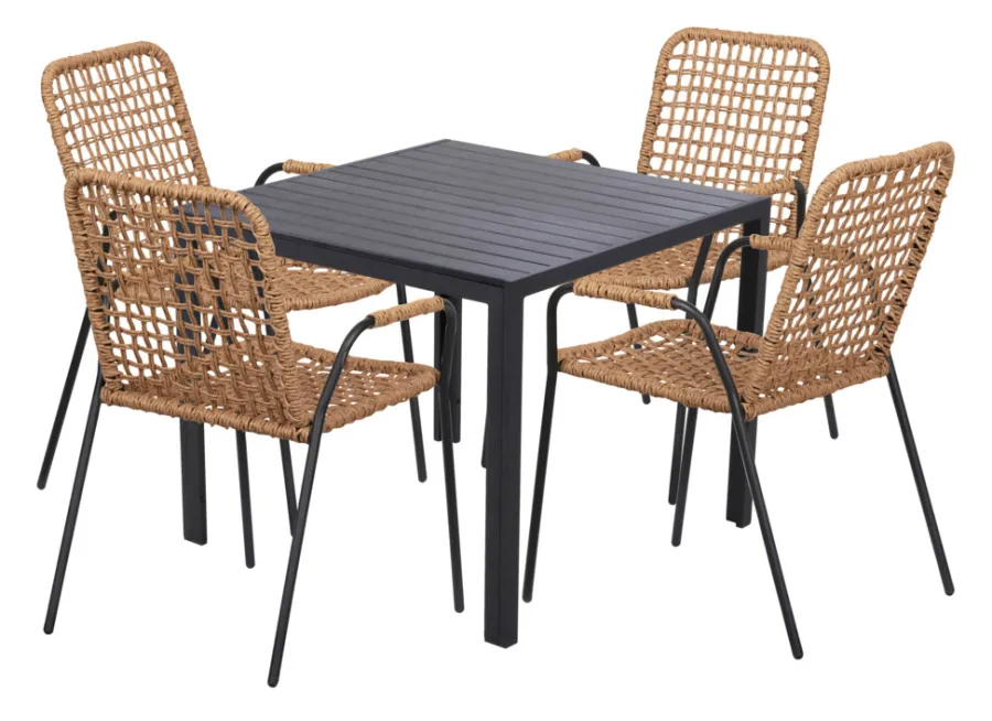 Sunlife® Sæsonafslutning|Havestole|Havestol Madison - Sort/natur