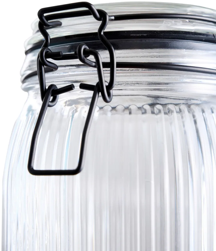 DAY Henkognings- & Sylteglas|Henkogningsglas riflet 0,9 liter -