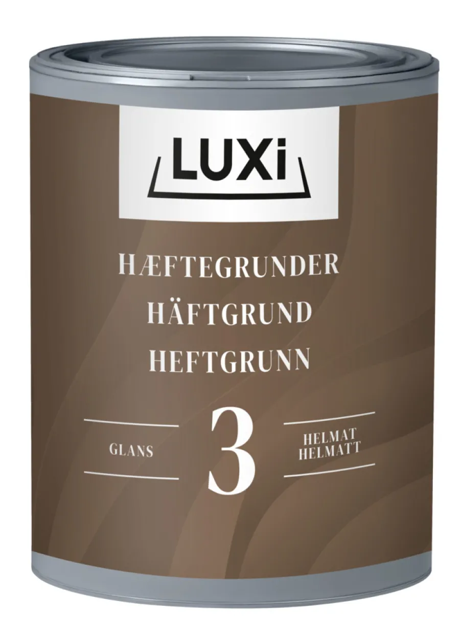LUXI® Grunder|Hæftegrunder vandbaseret 0,75 liter - Hvid