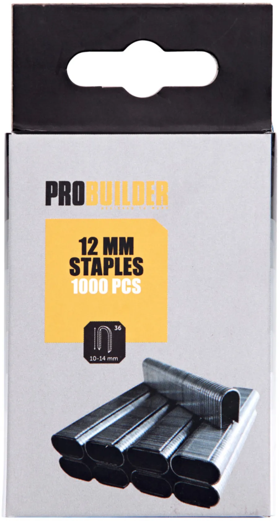 Probuilder Hæftepistoler|Hæfteklammer 12 mm nr. 36 1000 stk. -