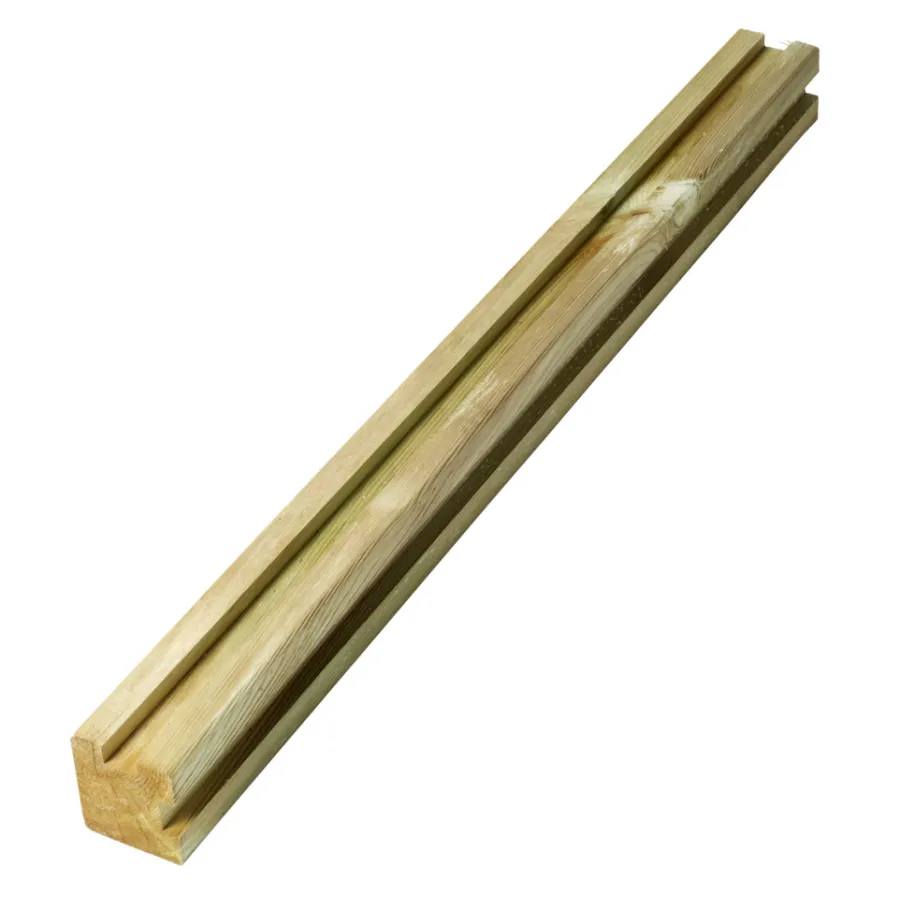 Stolper & Pæle|H-hjørnestolpe imprægneret 85 x 85 x 2700 mm