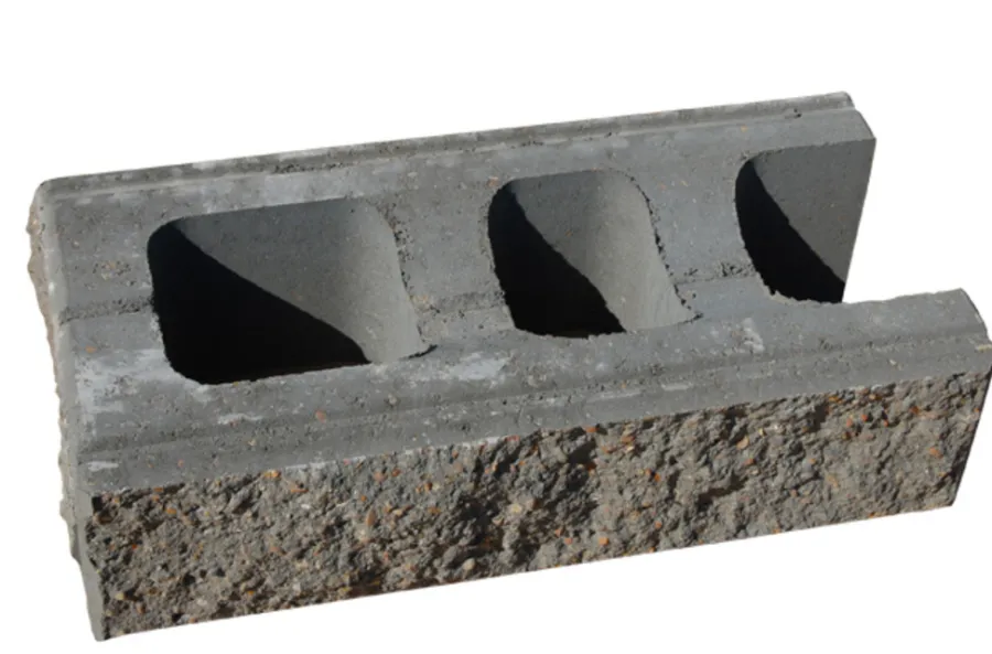 Betongruppen RBR Læ- & Støttemure|Hjørnesten BB-mur 15 grå 58 x 29 x 15 cm